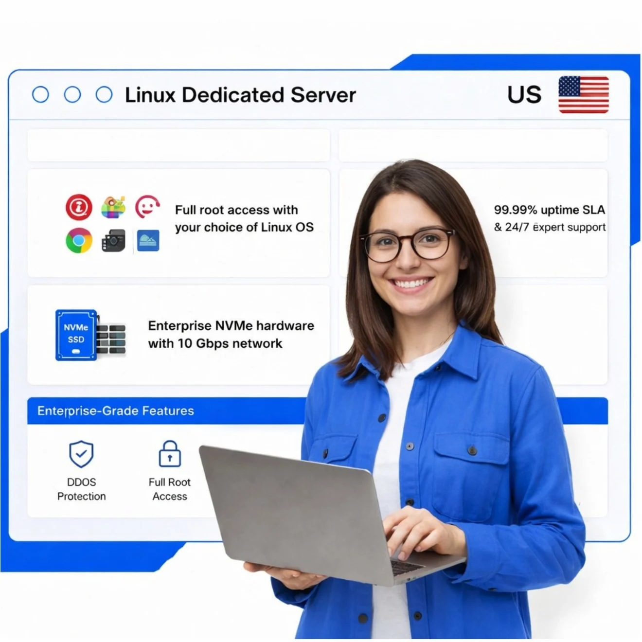 Linux Dedicated Server Dashboard