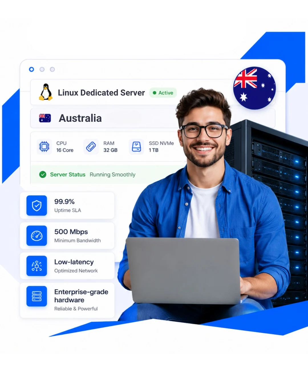 Linux Dedicated Servers Australia
